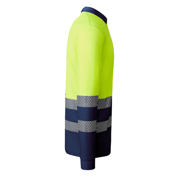 AV POLO ATRIO MAGA LARGA T/S AMARILLO FLUOR