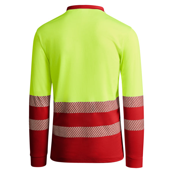 AV POLO ATRIO MAGA LARGA T/S AMARILLO FLUOR
