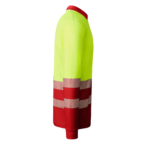AV POLO ATRIO MAGA LARGA T/S AMARILLO FLUOR
