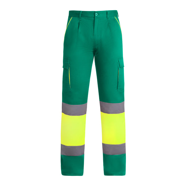 AV PANTALON INVIERNO ENIX T/38 PLOMO/AMARILLO FLUOR