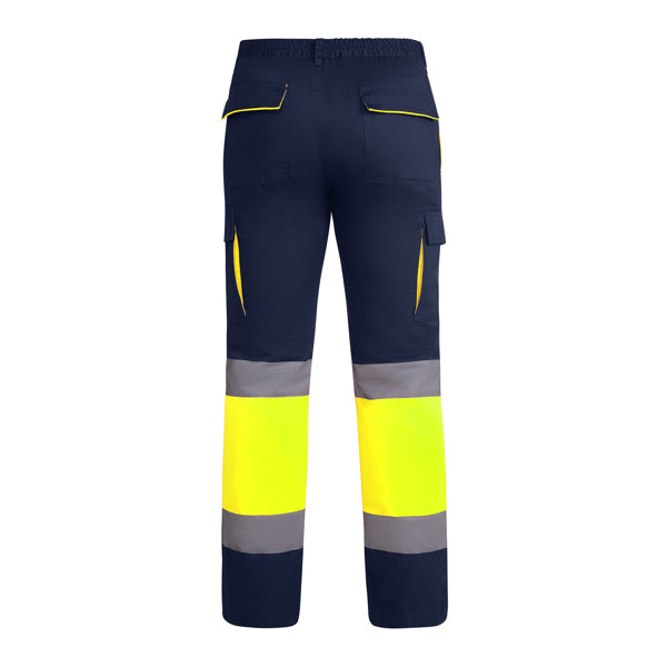 AV PANTALON INVIERNO ENIX T/38 PLOMO/AMARILLO FLUOR