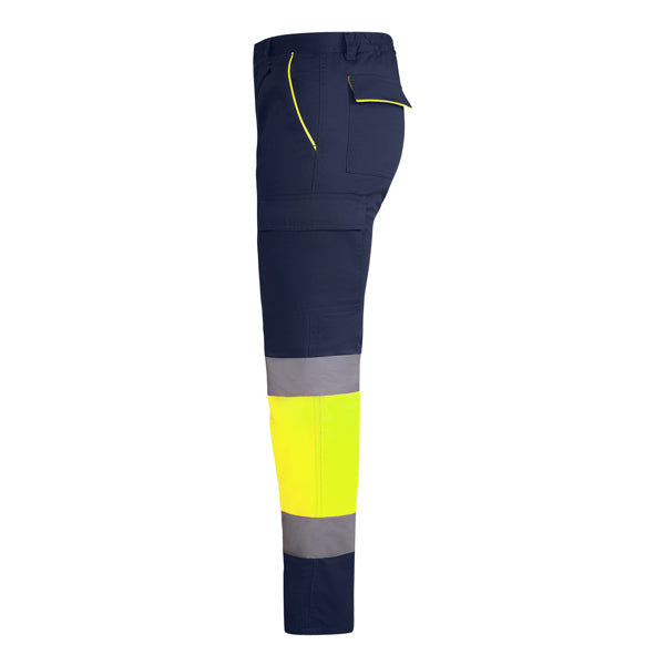 AV PANTALON INVIERNO ENIX T/38 PLOMO/AMARILLO FLUOR