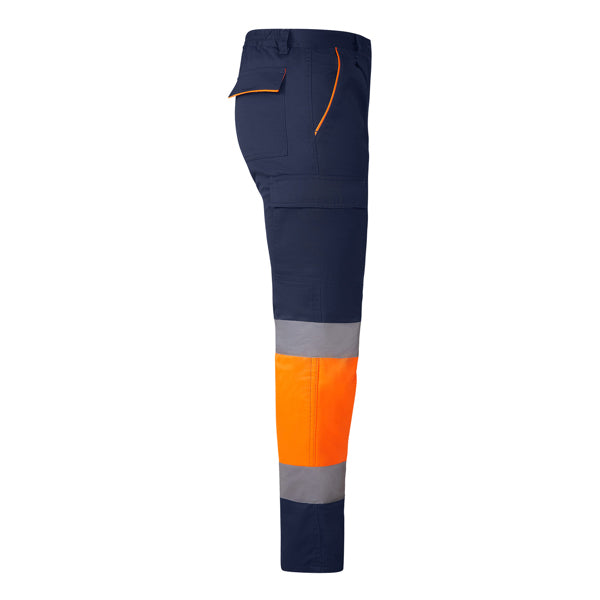AV PANTALON INVIERNO ENIX T/38 PLOMO/AMARILLO FLUOR