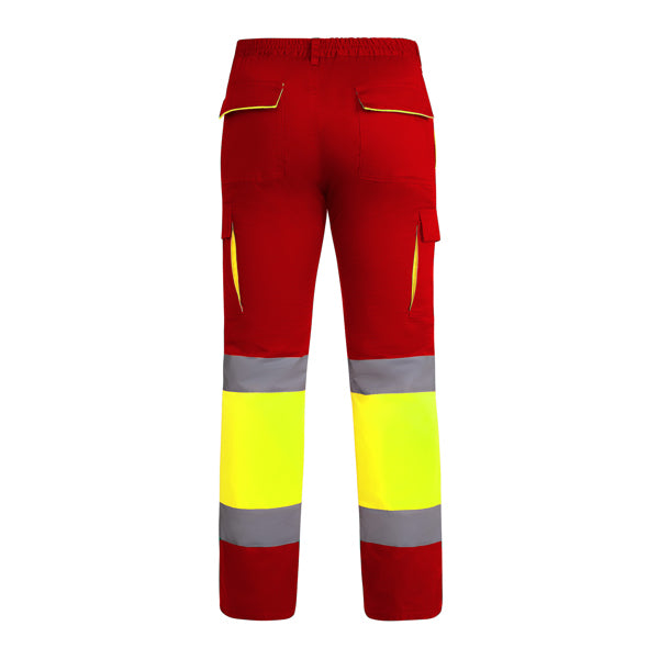 AV PANTALON INVIERNO ENIX T/38 PLOMO/AMARILLO FLUOR