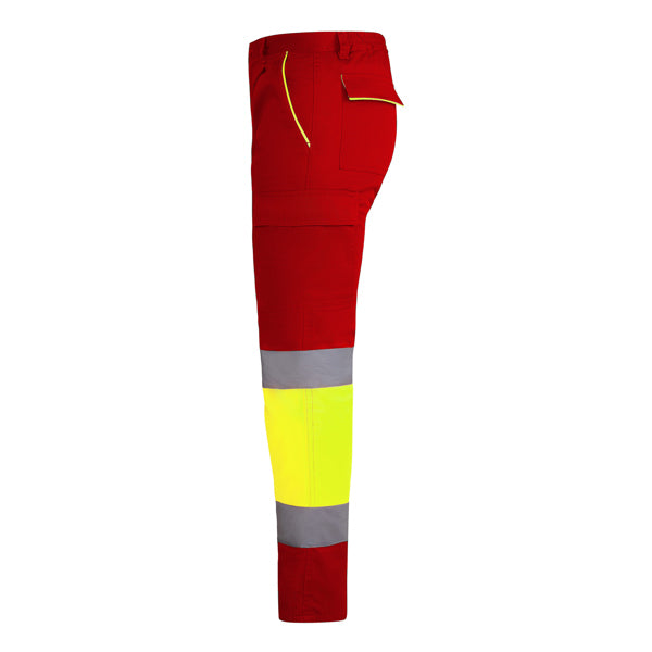 AV PANTALON INVIERNO ENIX T/38 PLOMO/AMARILLO FLUOR