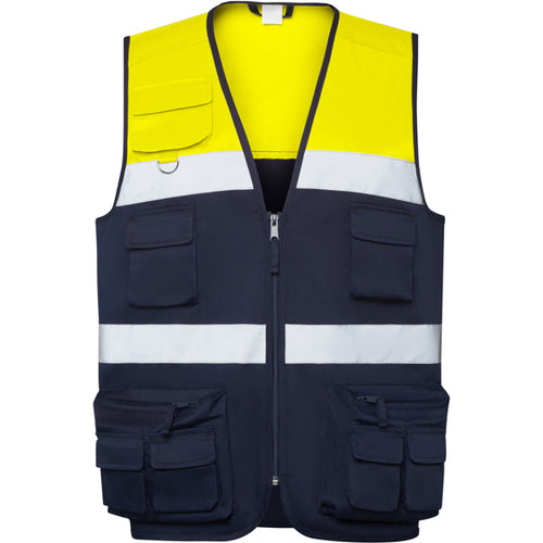 AV CHALECO BETA T/S MARINO/AMARILLO FLUOR