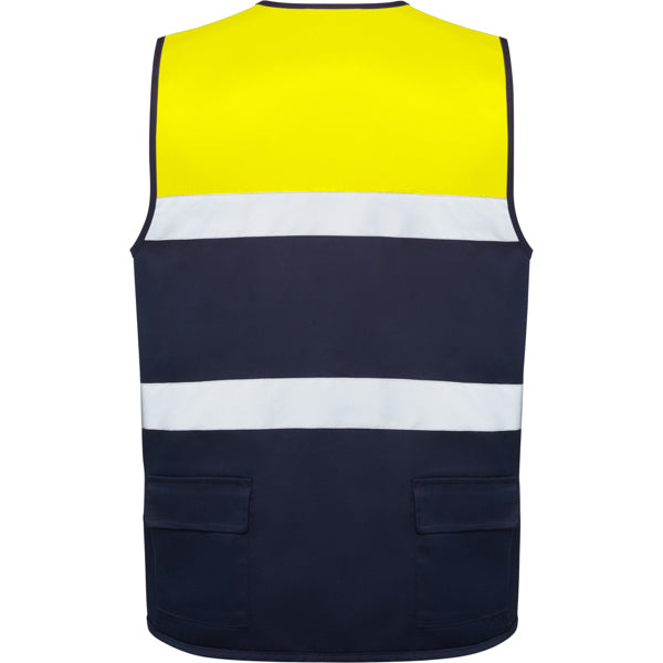 AV CHALECO BETA T/S MARINO/AMARILLO FLUOR